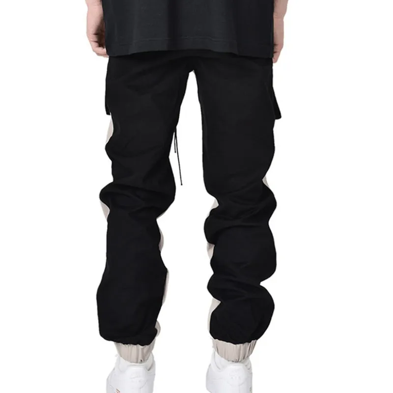 Patchwork Pockets Cargo Pants