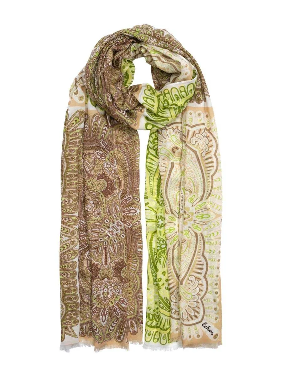 Patchwork Tile Wrap In Starfish