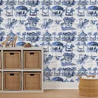 Pawleys Island Toile Peel and Stick Wallpaper in 7 Colors!!!!