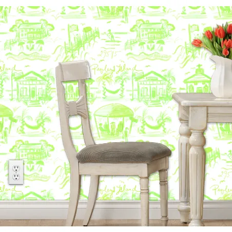 Pawleys Island Toile Peel and Stick Wallpaper in 7 Colors!!!!