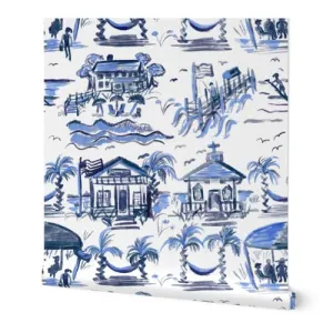 Pawleys Island Toile Peel and Stick Wallpaper in 7 Colors!!!!