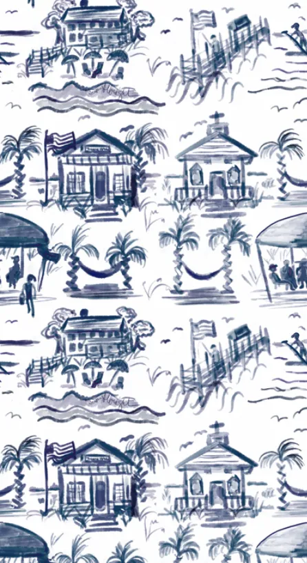 Pawleys Island Toile Peel and Stick Wallpaper in 7 Colors!!!!