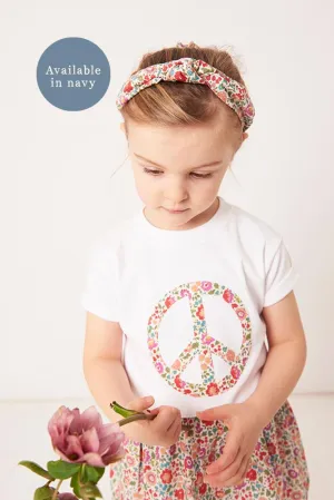 Peace T-Shirt in choice of Liberty Print
