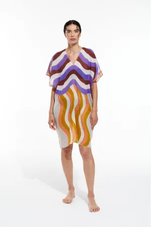 PEARCH PURLE ELIA DRESS