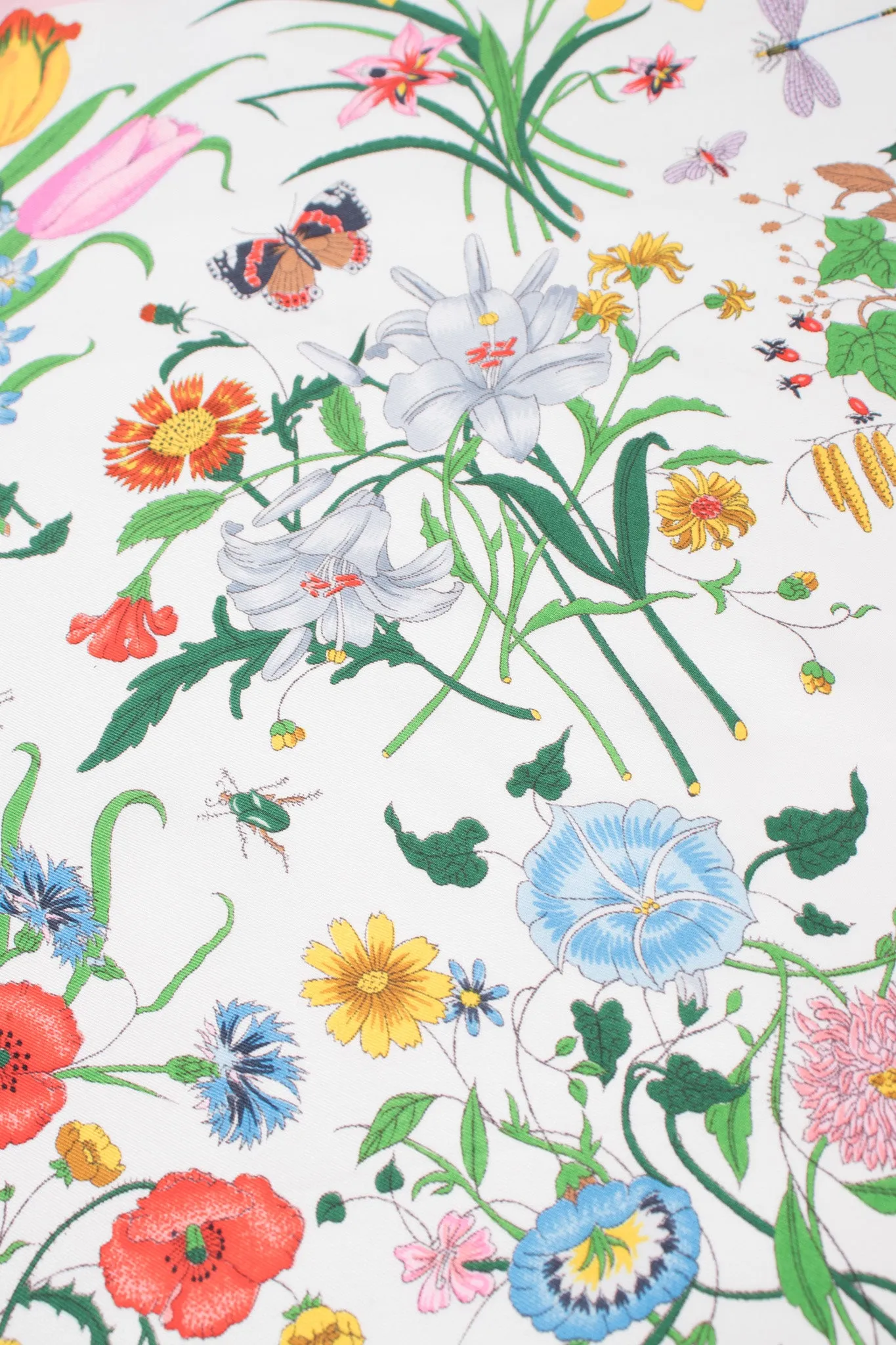 Pink Flora Scarf