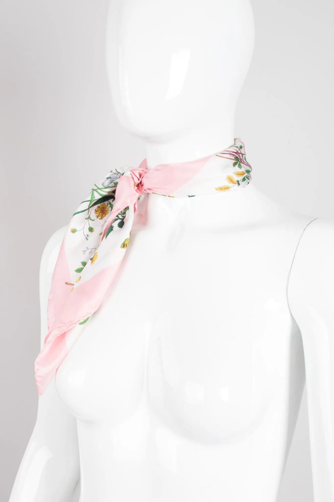 Pink Flora Scarf
