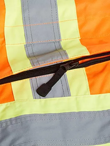 Pioneer V1130150 Premium Hi-Viz Waterproof Safety Jacket with Cell Phone Pocket