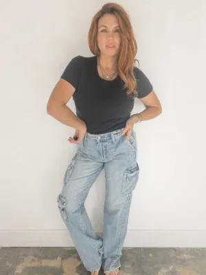 Pistola Bobbie Utility Mid Rise Cargo Pant