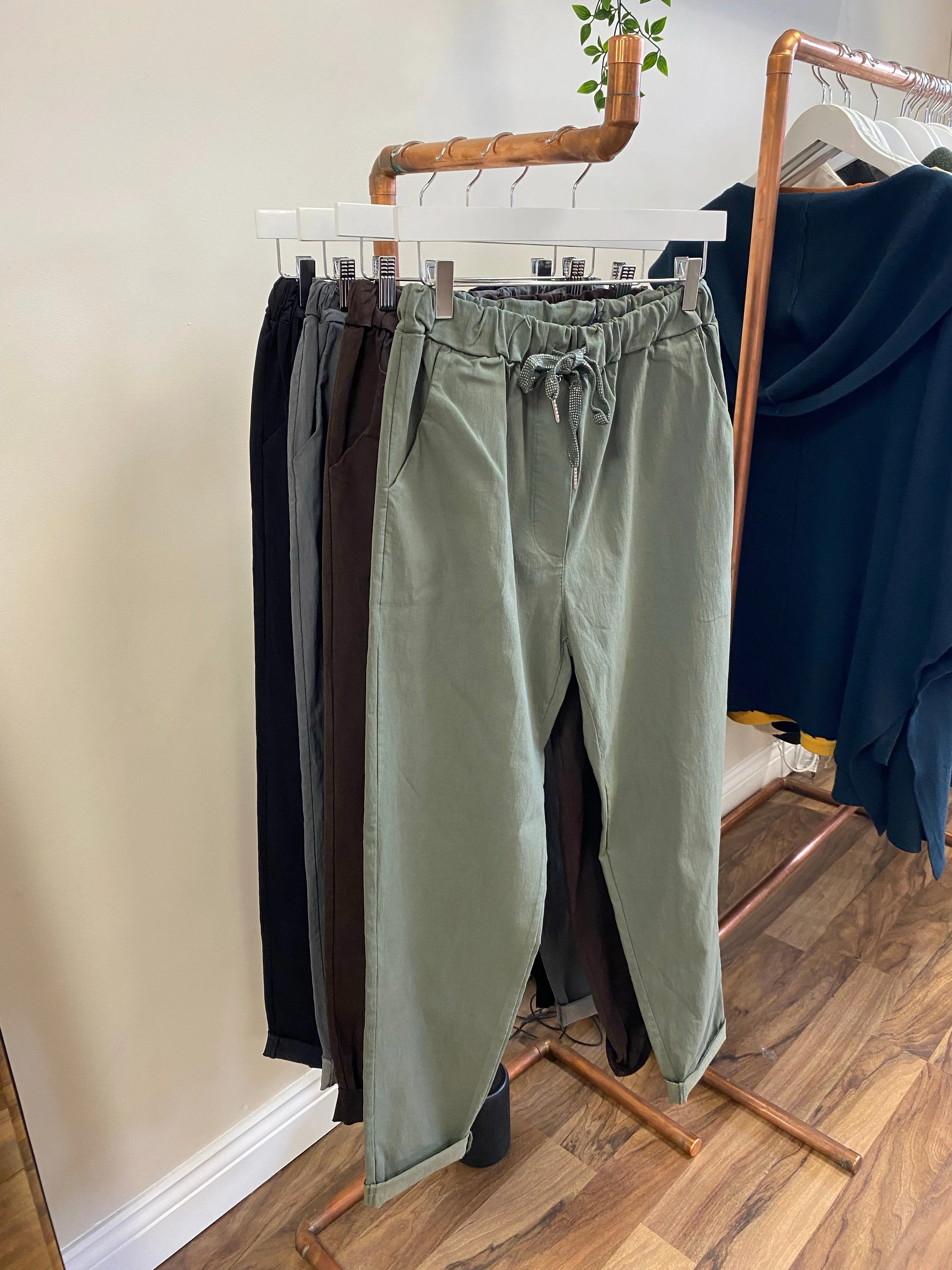 Plain Magic Pants Plus Size 2