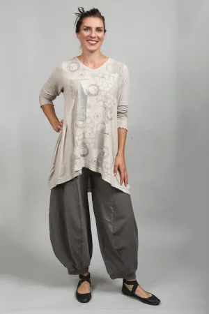 Planetary Tunic Paloma Printed-Blue Fish Clothing