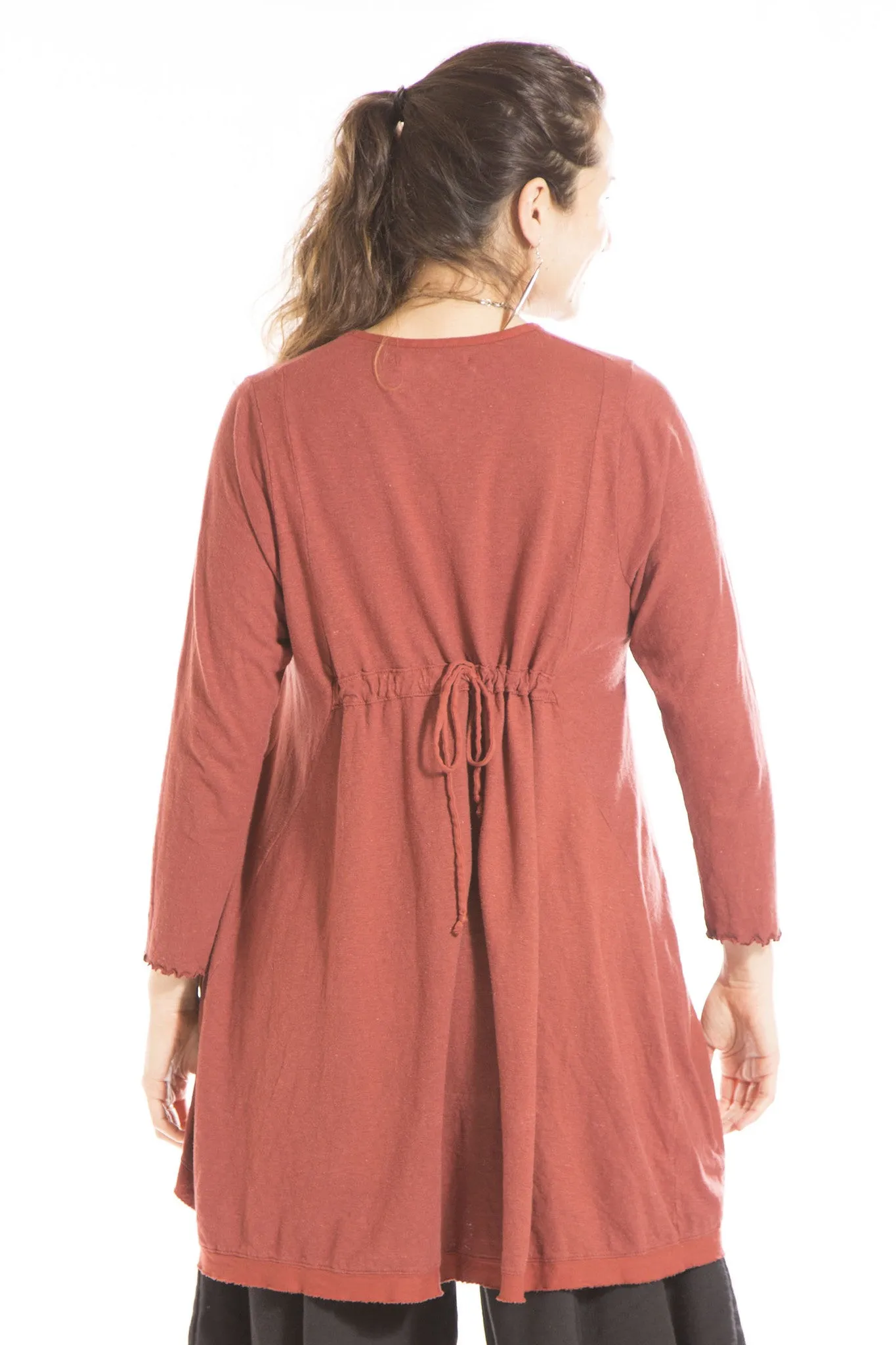 Planetary Tunic Printed-Blue Fish Clothing