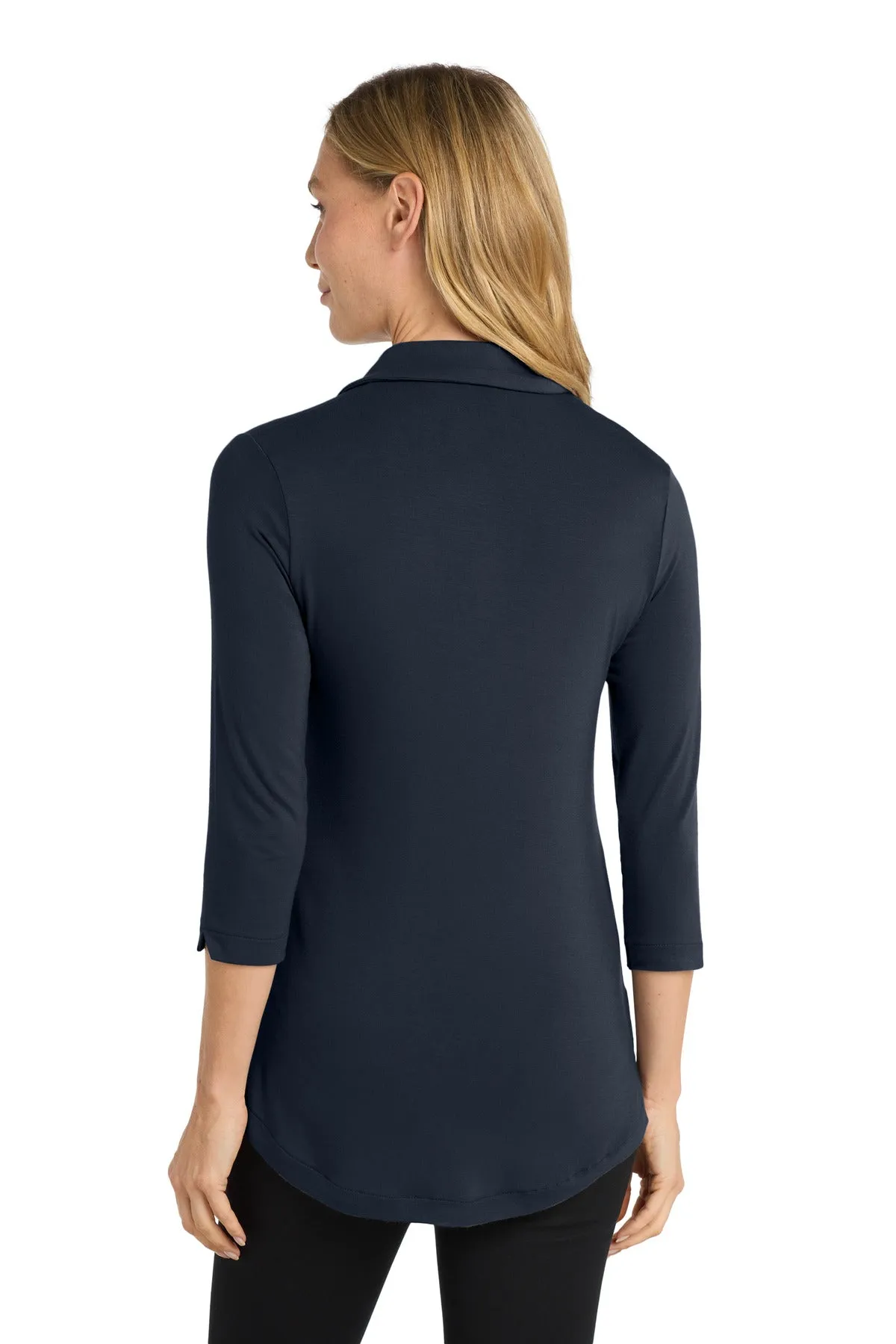 Port Authority  Women's Luxe Knit Tunic. LK5601 River Blue Navy