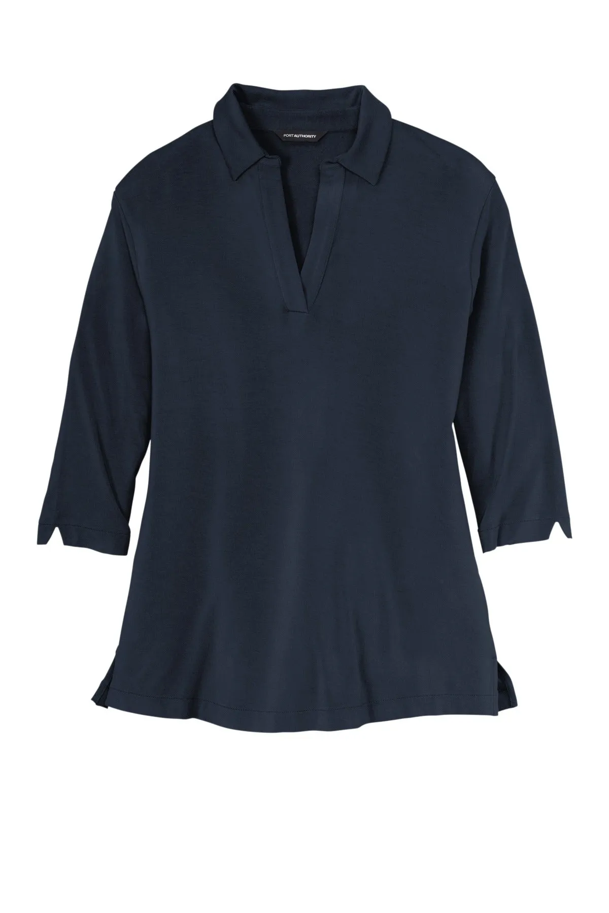 Port Authority  Women's Luxe Knit Tunic. LK5601 River Blue Navy