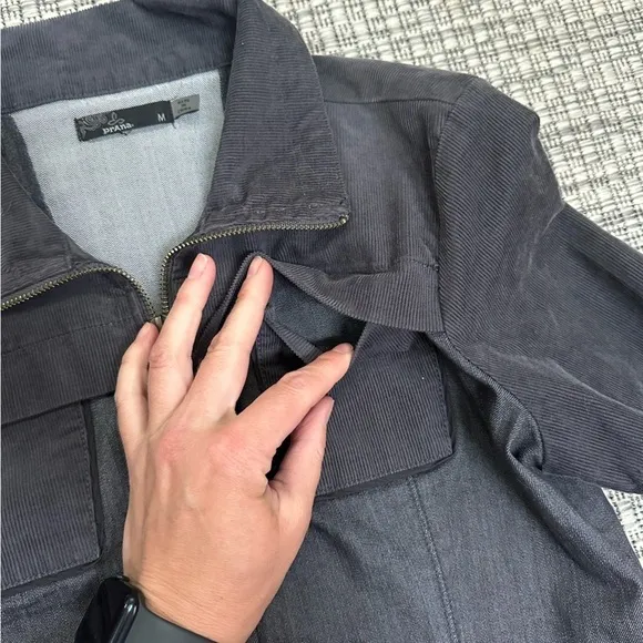 Prana Nadine Denim &amp; Corduroy Jacket Medium