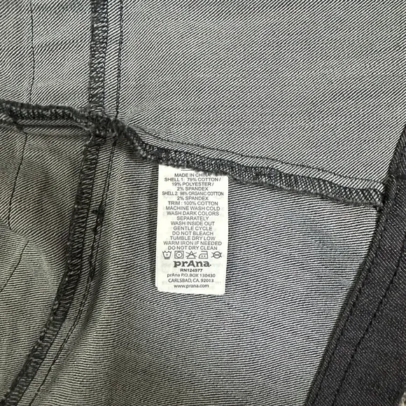 Prana Nadine Denim &amp; Corduroy Jacket Medium