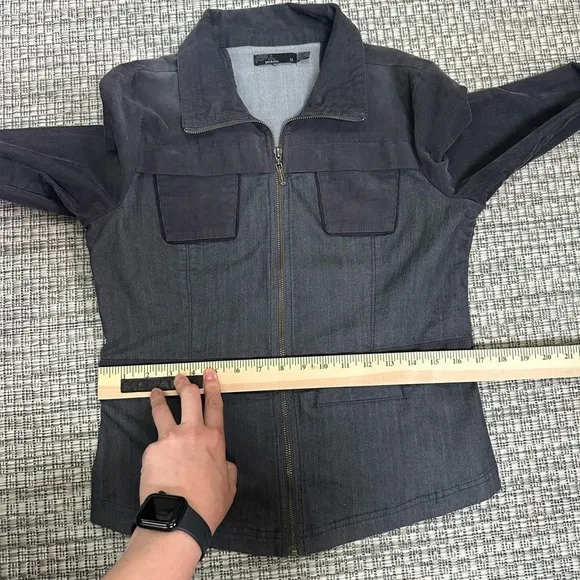 Prana Nadine Denim &amp; Corduroy Jacket Medium