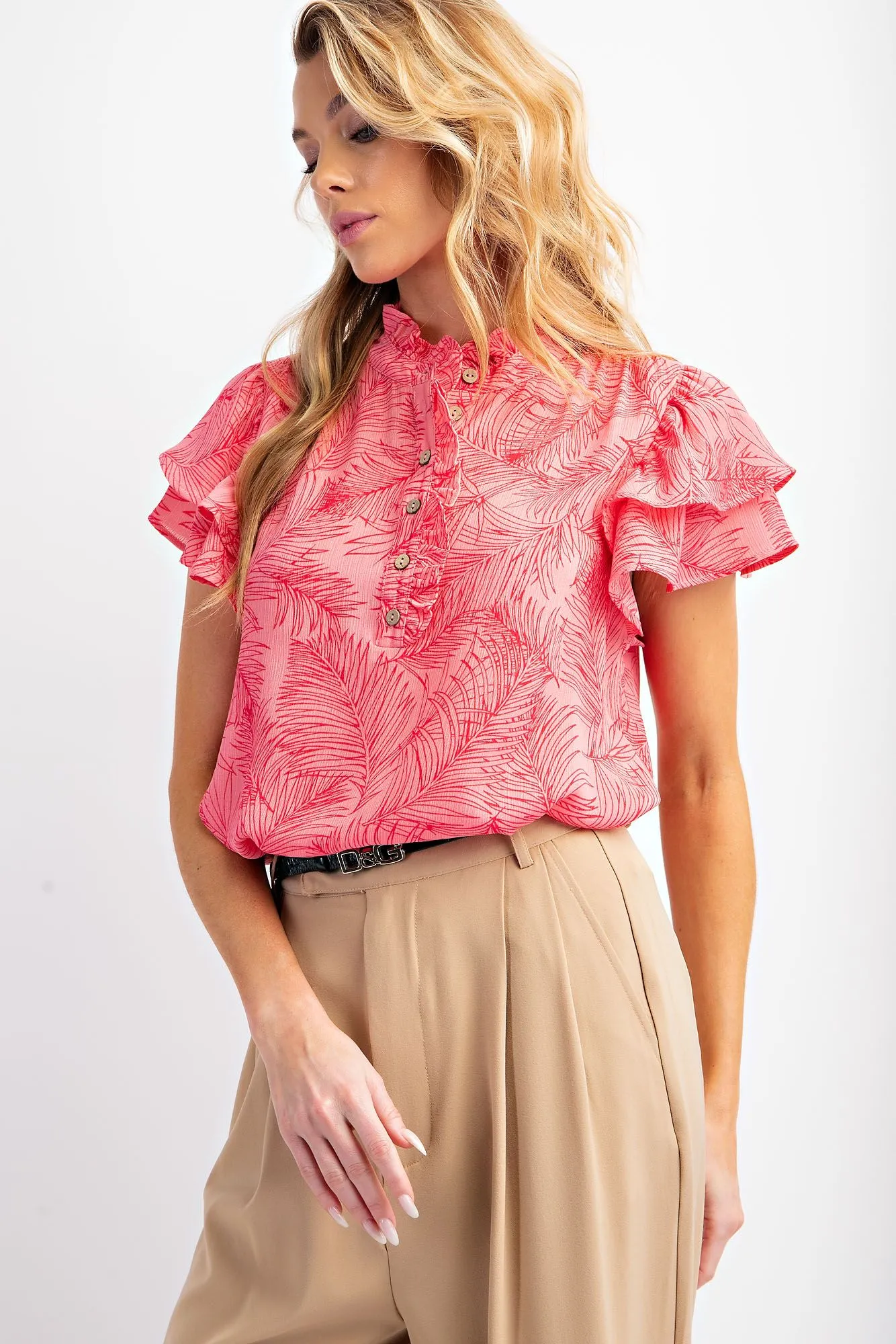 Pretty in Pink Printed Top
