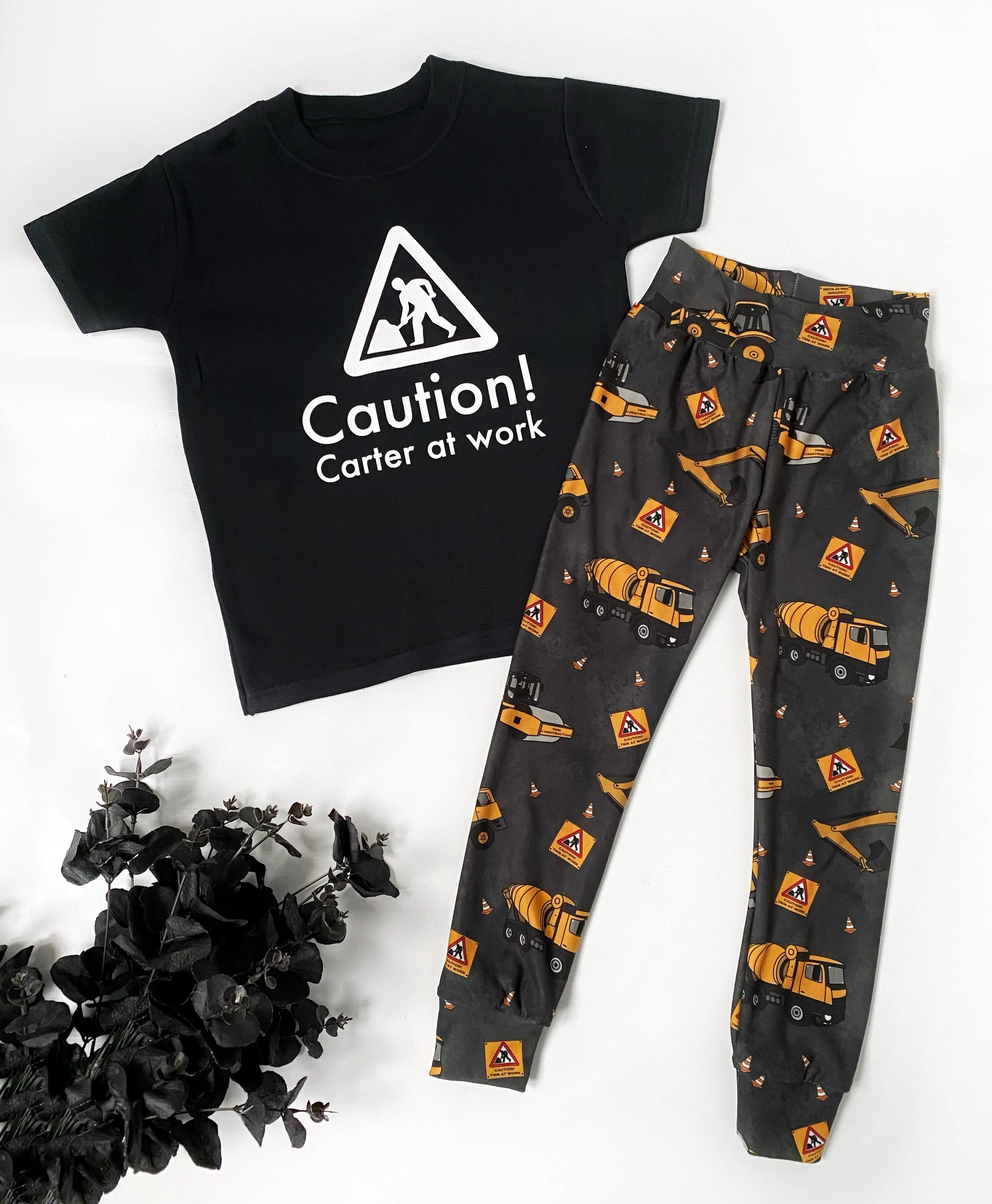 Printed - Construction worker top