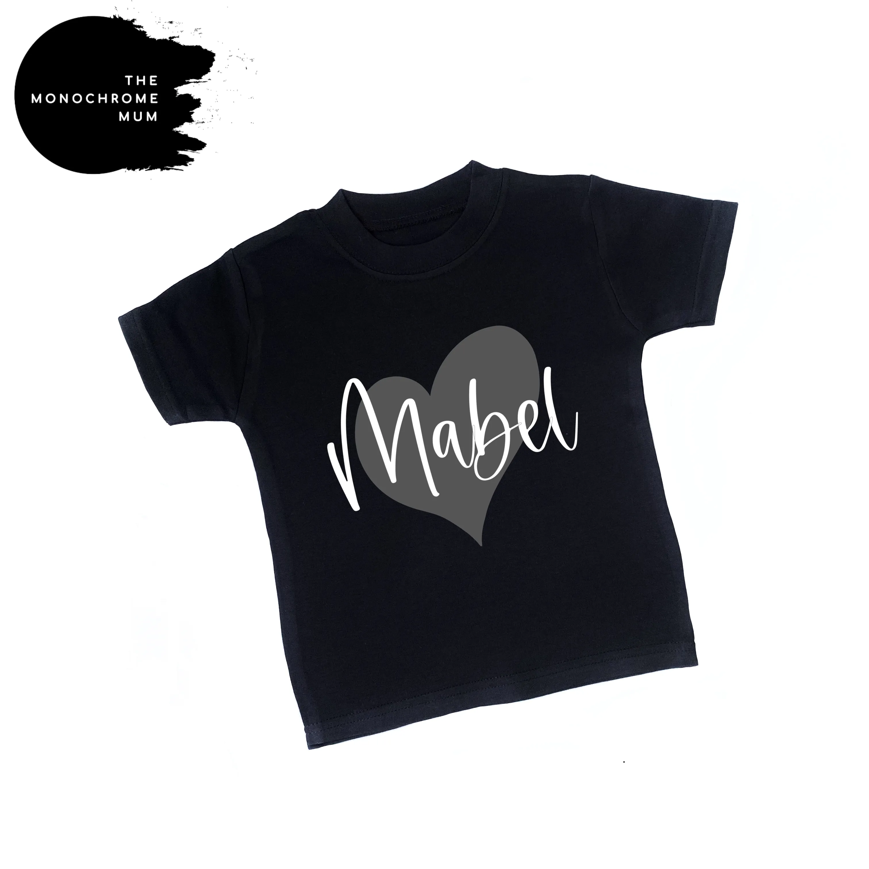 Printed - Heart name top