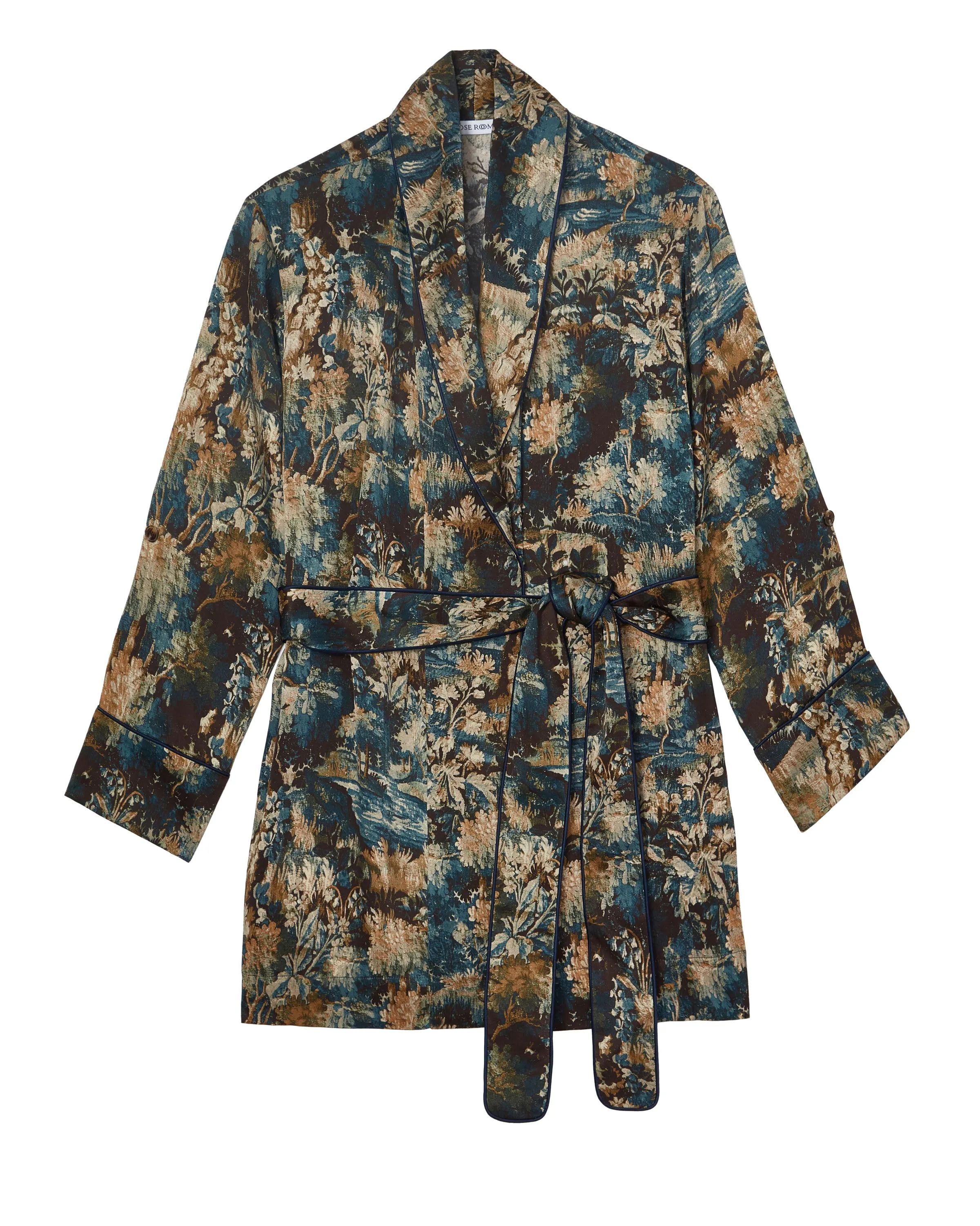 Printed Short Robe