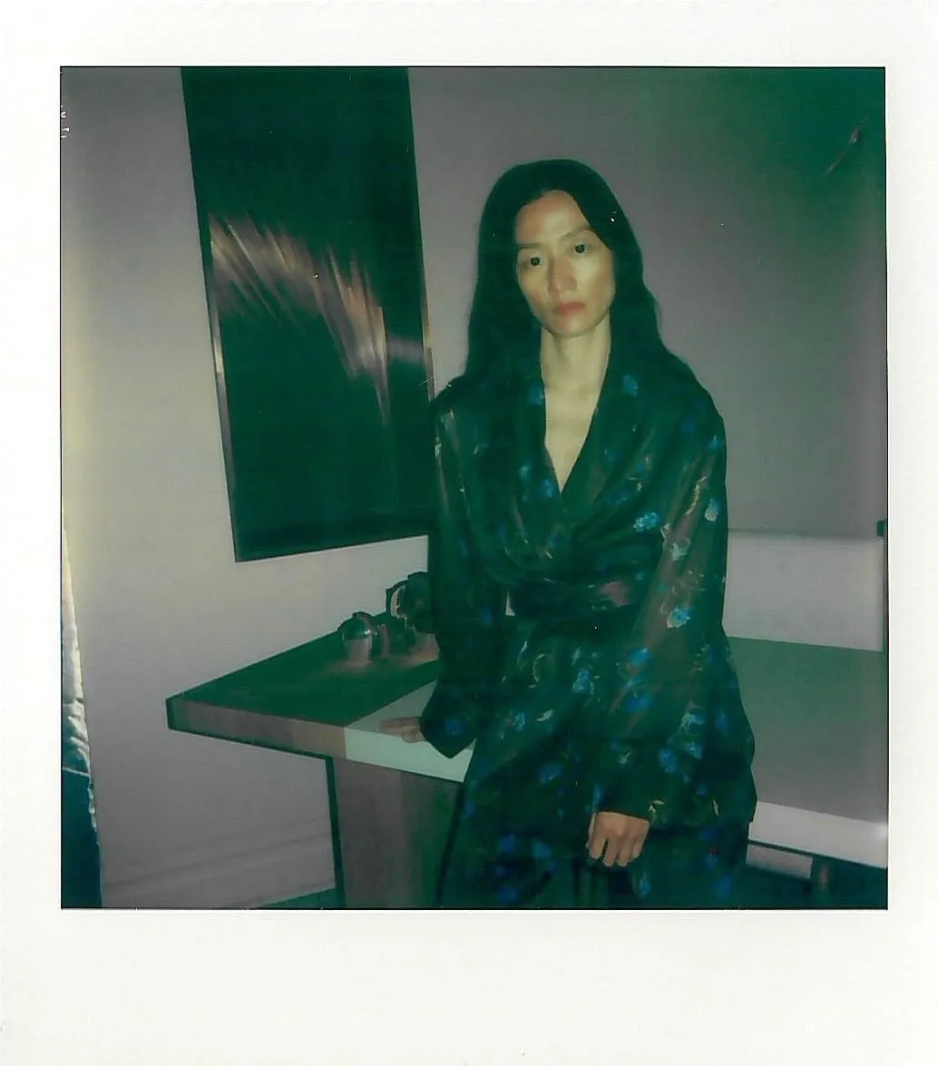 Printed Short Robe