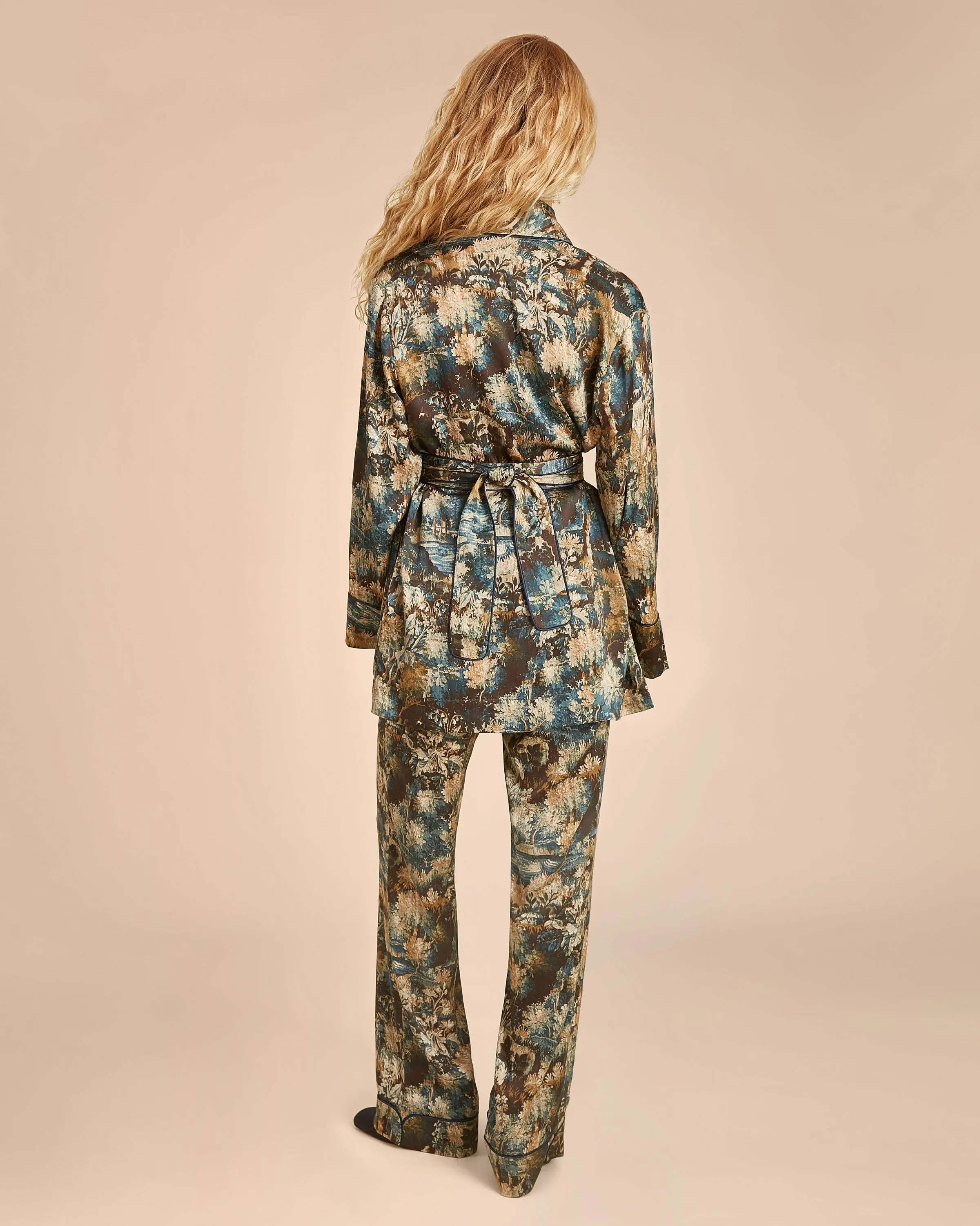 Printed Short Robe