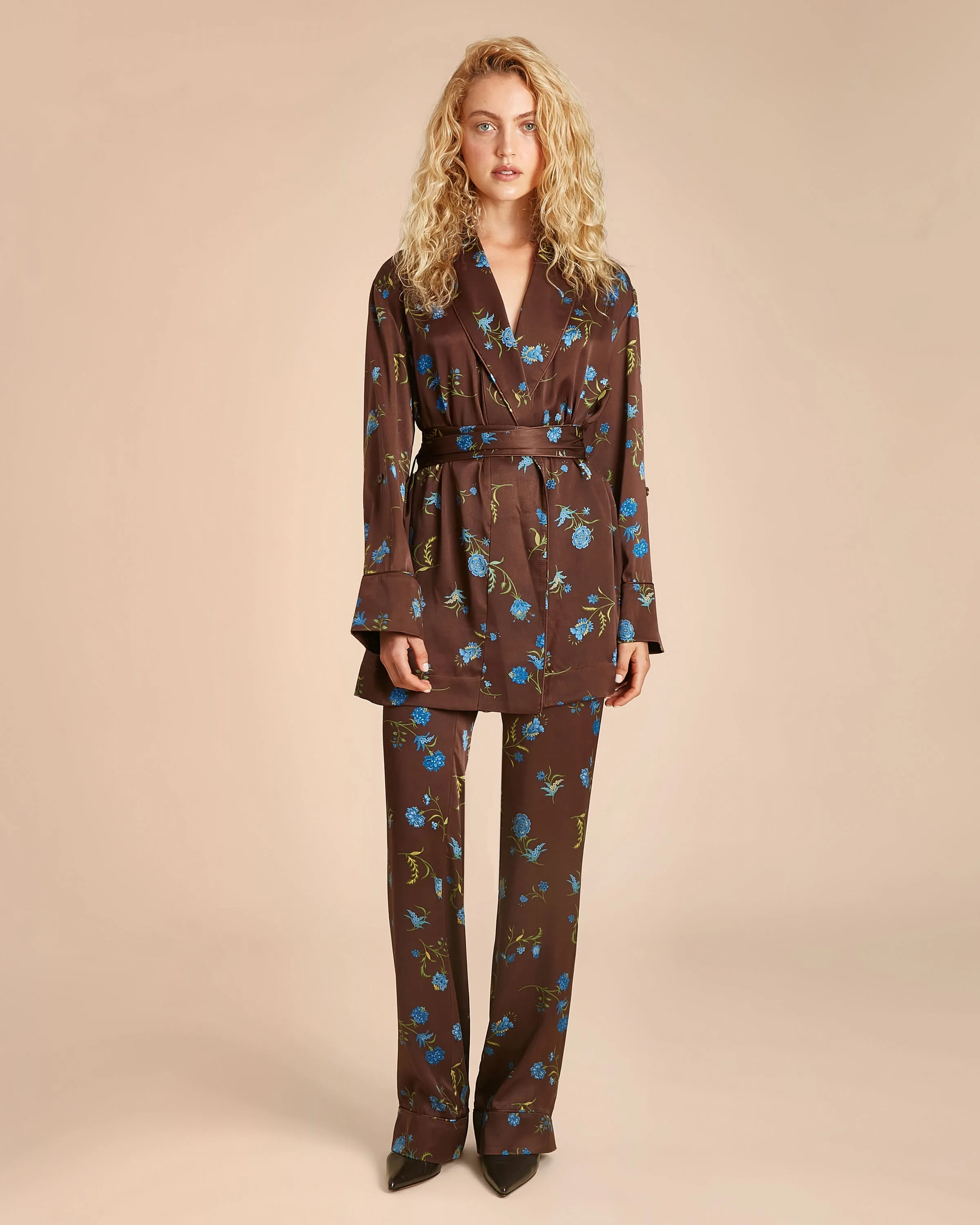 Printed Short Robe