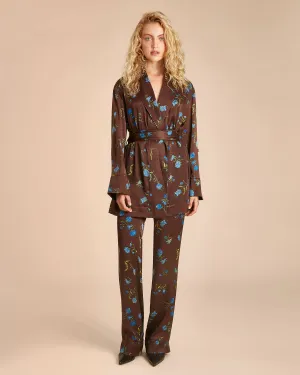 Printed Short Robe
