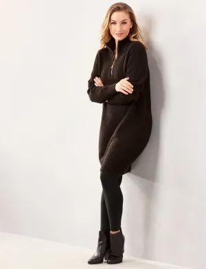 Quarter-Zip Sweater Tunic