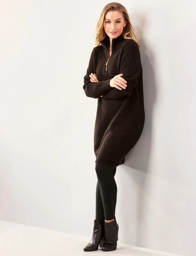 Quarter-Zip Sweater Tunic