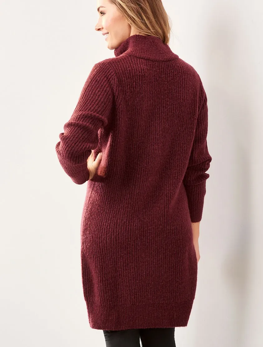 Quarter-Zip Sweater Tunic