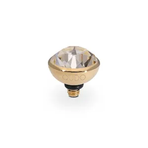 Qudo Bottone 10mm Gold Topper - Silk