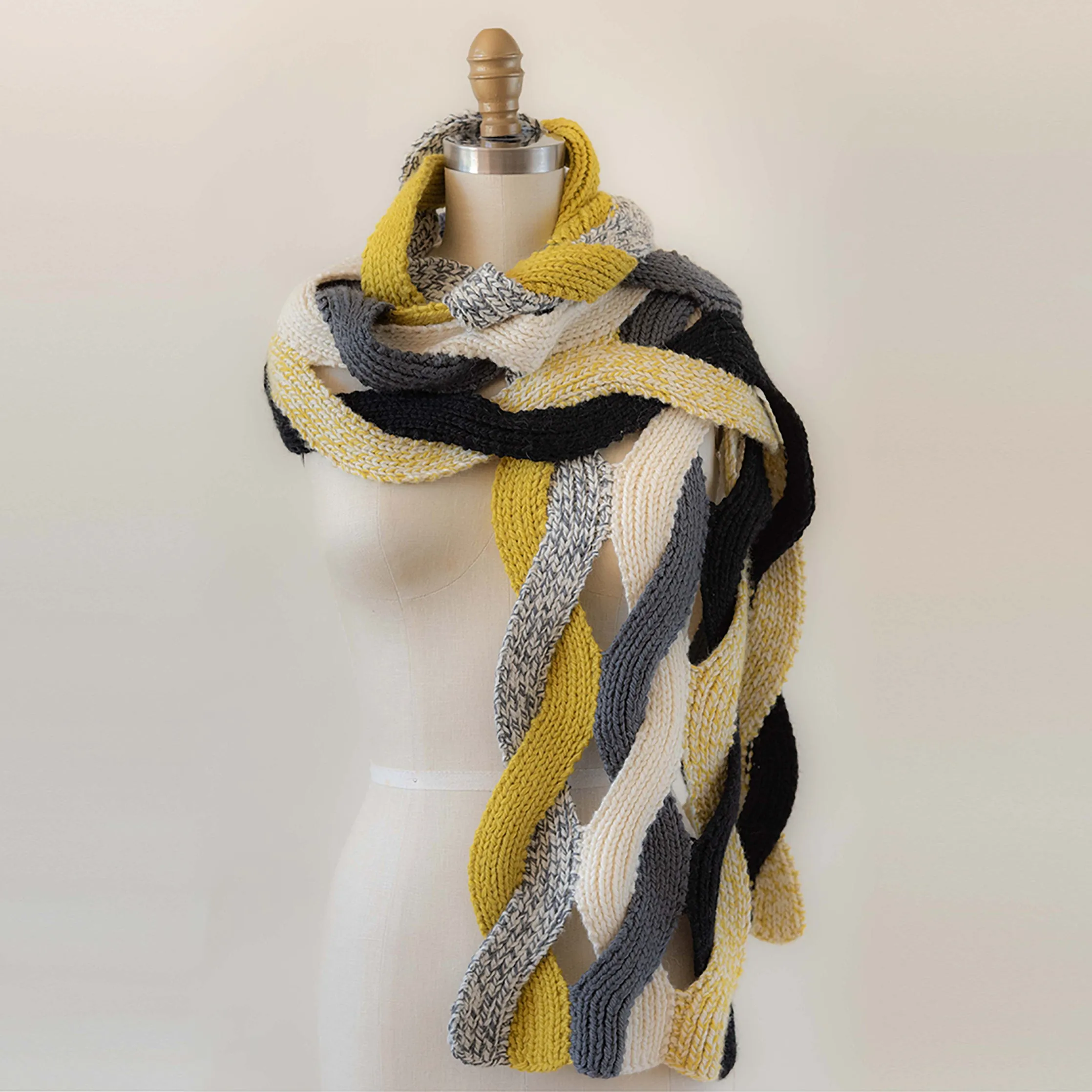 "Big" Wave Wrap Knitting Kit