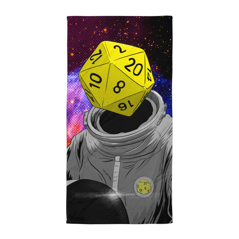 "d20 Astronaut" Towel