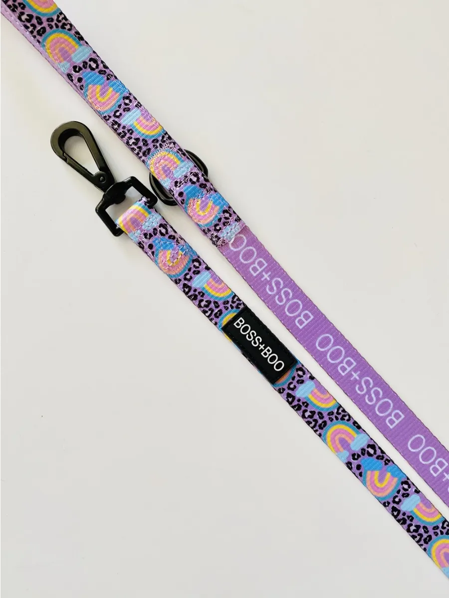 "Happy Go Lucky Leopard" Leash
