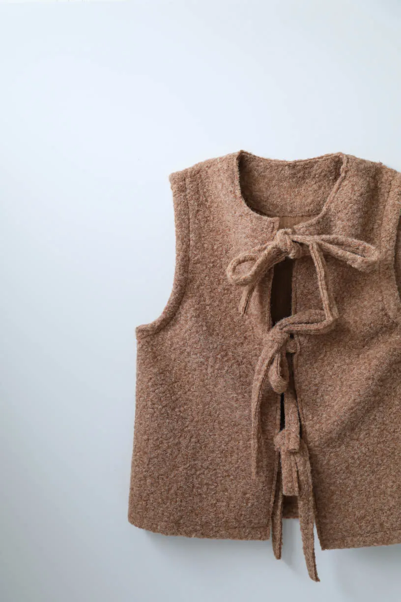 RAE: Wool Tie Vest