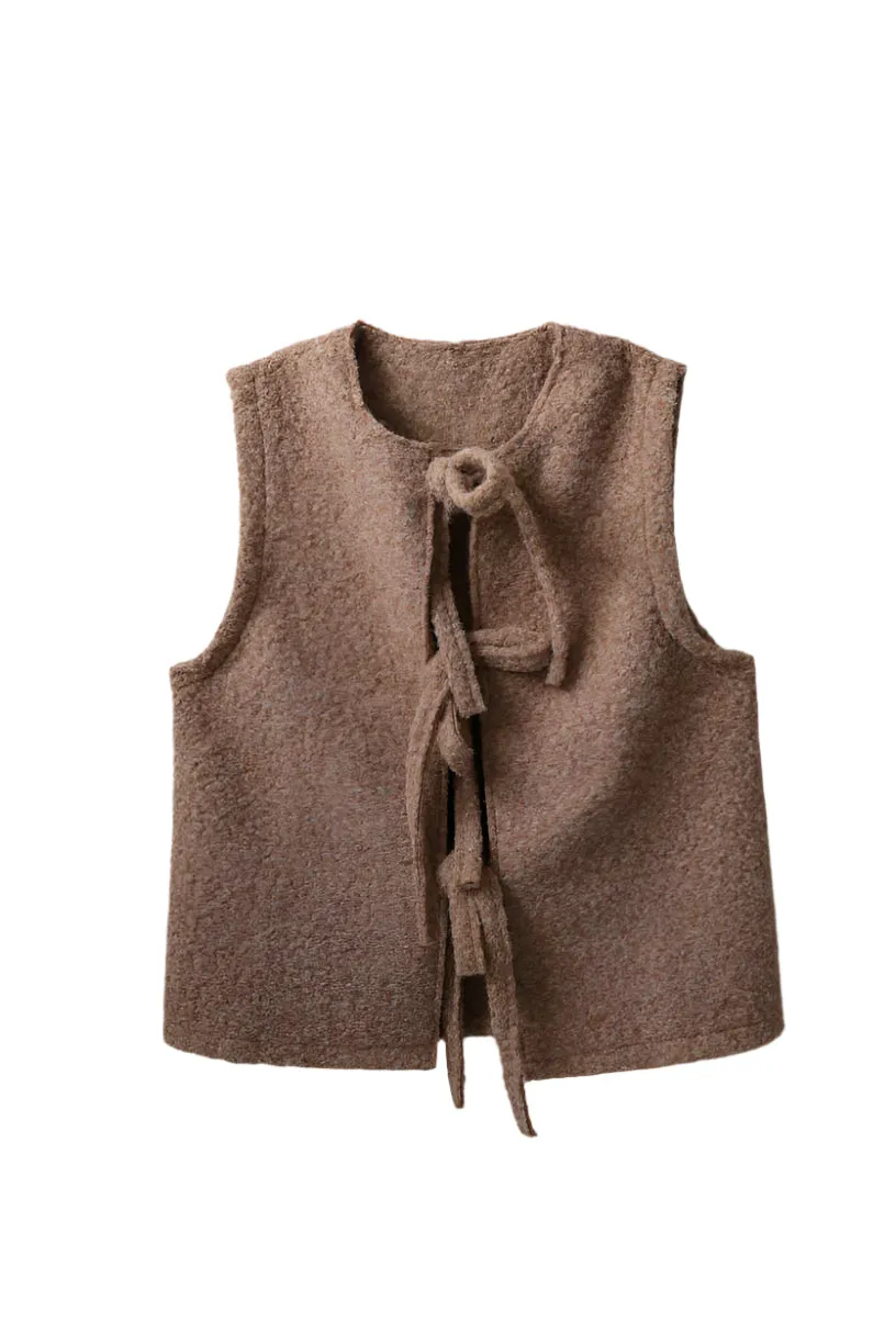 RAE: Wool Tie Vest