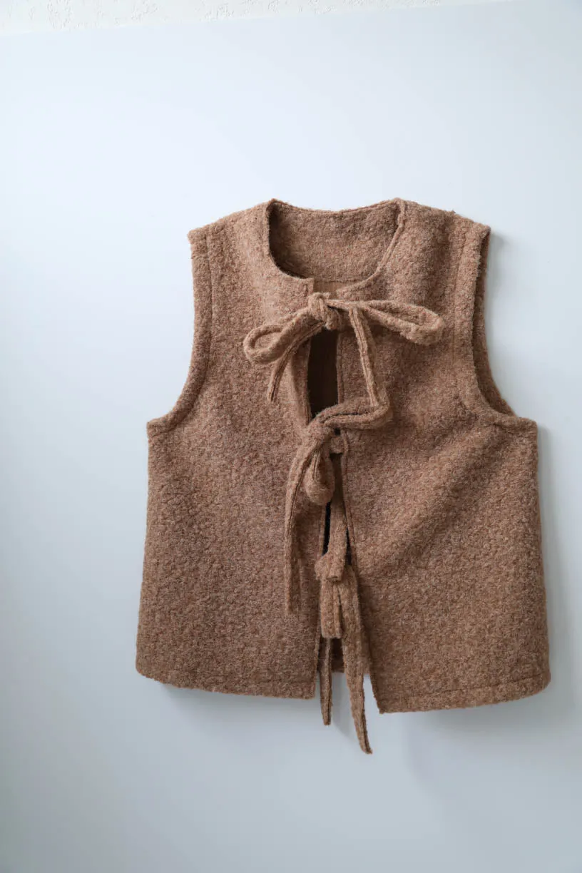RAE: Wool Tie Vest