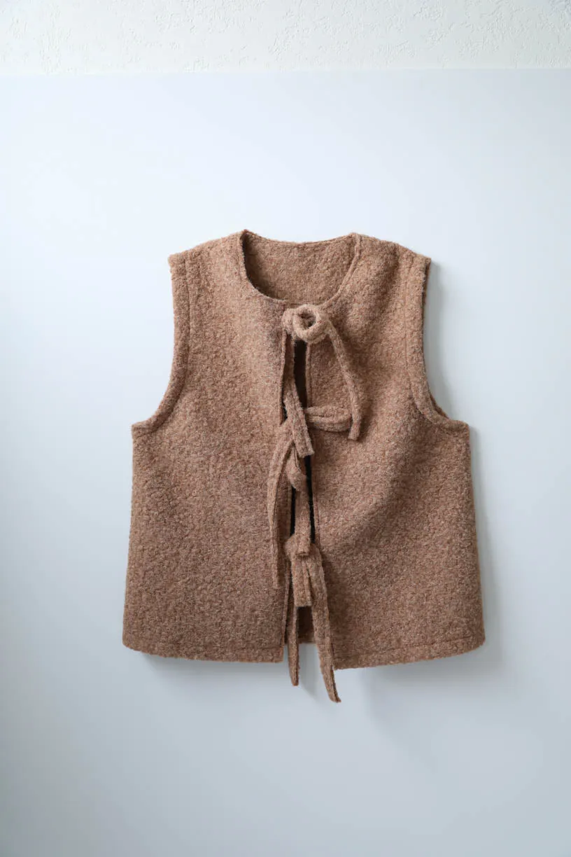 RAE: Wool Tie Vest