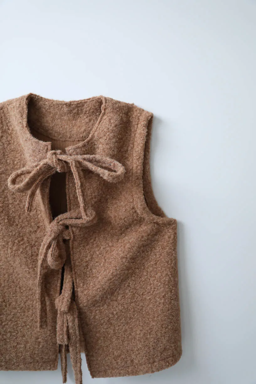 RAE: Wool Tie Vest