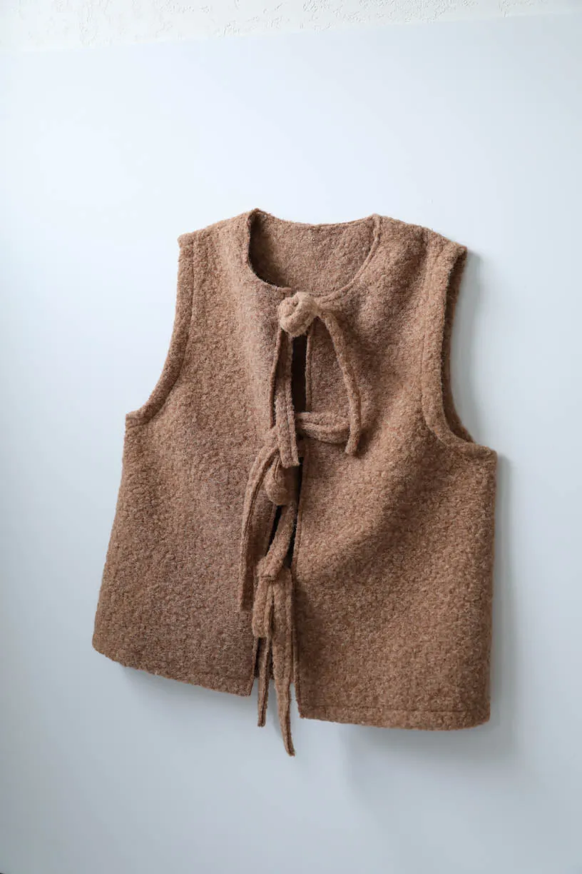 RAE: Wool Tie Vest