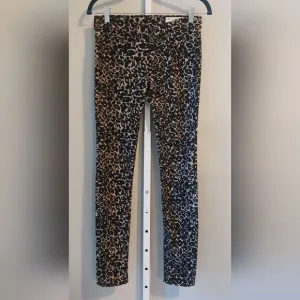 Rag &amp; Bone Animal Print Amoeba Skinny Stretch Denim Jeans Sz 25