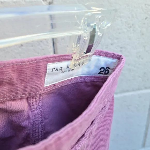Rag &amp; Bone | Rosie Stretch Cotton-Corduroy Mini Skirt NEW Size 26