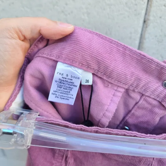 Rag &amp; Bone | Rosie Stretch Cotton-Corduroy Mini Skirt NEW Size 26