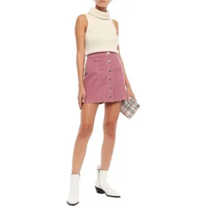 Rag &amp; Bone | Rosie Stretch Cotton-Corduroy Mini Skirt NEW Size 26
