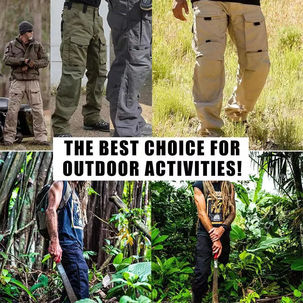 Raider Tactical Pants Cargo Pants with Muti-Pockets in Grey