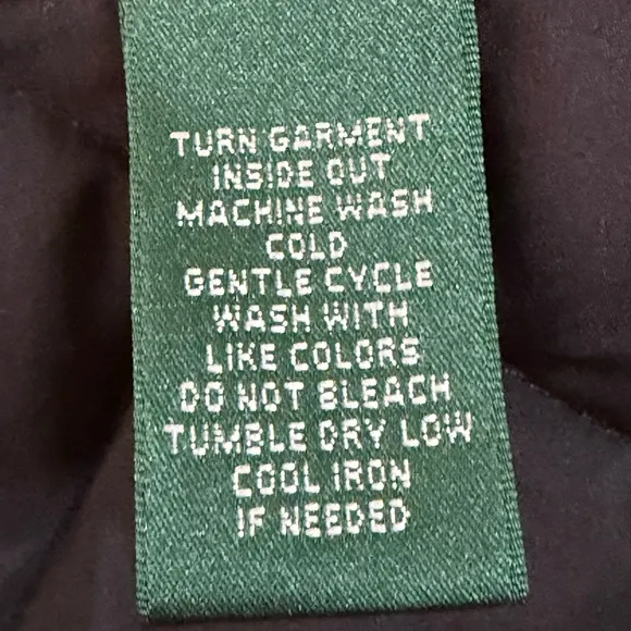 Ralph Lauren Quilted Black Barn Jacket in EUC