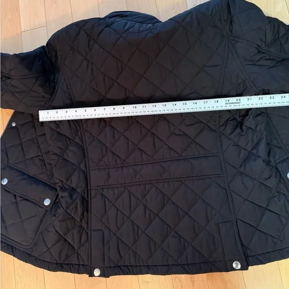 Ralph Lauren Quilted Black Barn Jacket in EUC