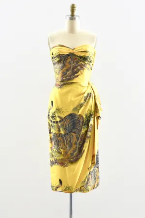 Rare Pauline Lake Silk Dress