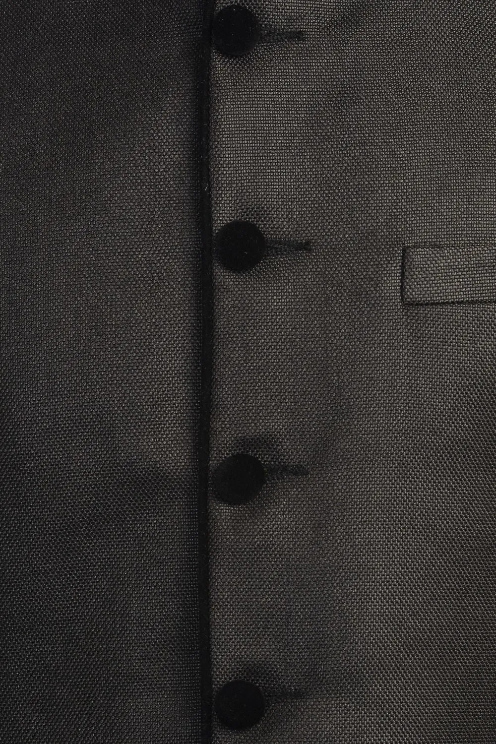 Rayon Black Modi Nehru Jacket